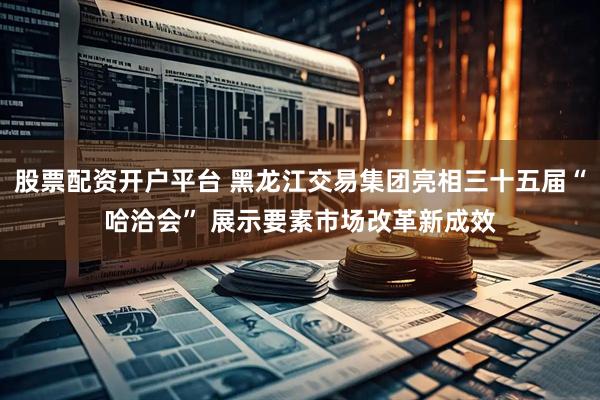 股票配资开户平台 黑龙江交易集团亮相三十五届“哈洽会” 展示要素市场改革新成效